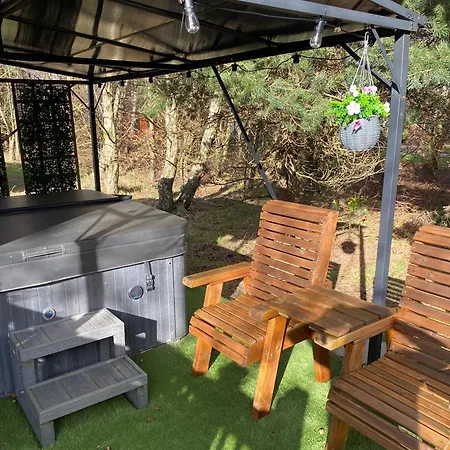 All Weather Hot Tub & Cosy Cabin In Northumberland Morpeth Buitenkant foto